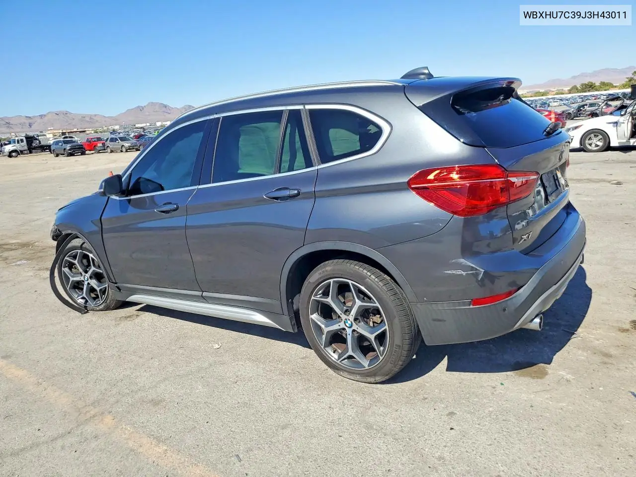 2018 BMW X1 Sdrive28I VIN: WBXHU7C39J3H43011 Lot: 60391286