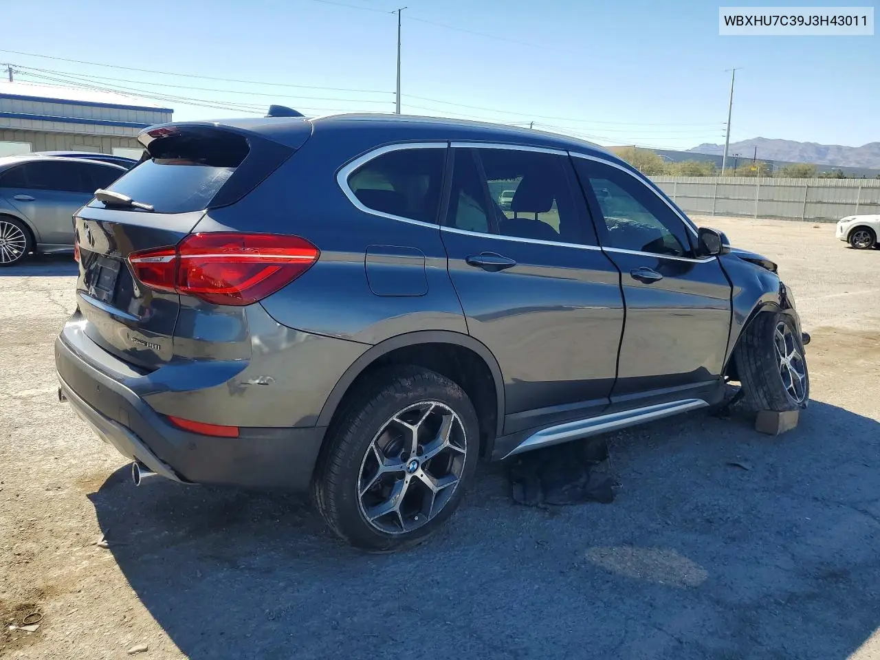 2018 BMW X1 Sdrive28I VIN: WBXHU7C39J3H43011 Lot: 60391286
