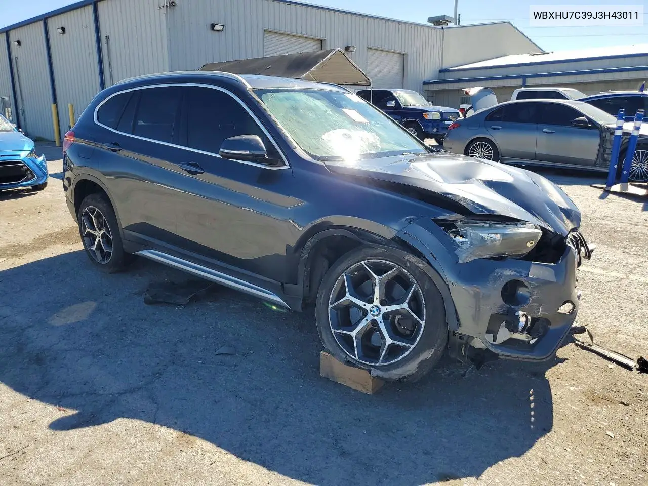 2018 BMW X1 Sdrive28I VIN: WBXHU7C39J3H43011 Lot: 60391286