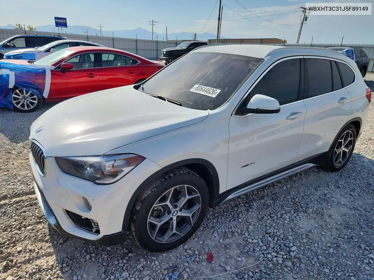 2018 BMW X1 xDrive28I VIN: WBXHT3C31J5F89149 Lot: 60644626