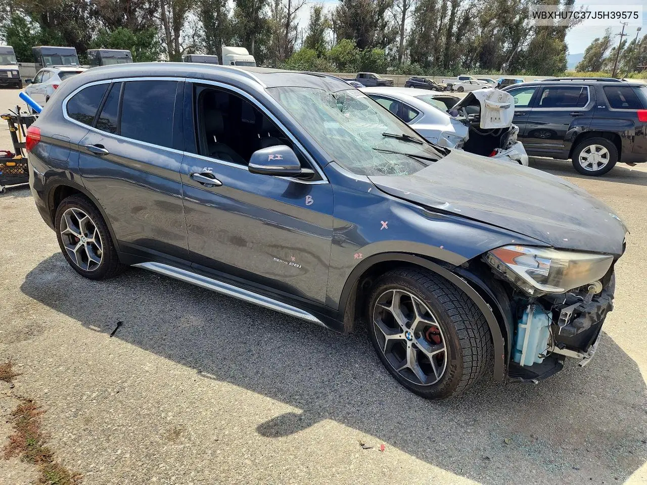 2018 BMW X1 Sdrive28I VIN: WBXHU7C37J5H39575 Lot: 60662266