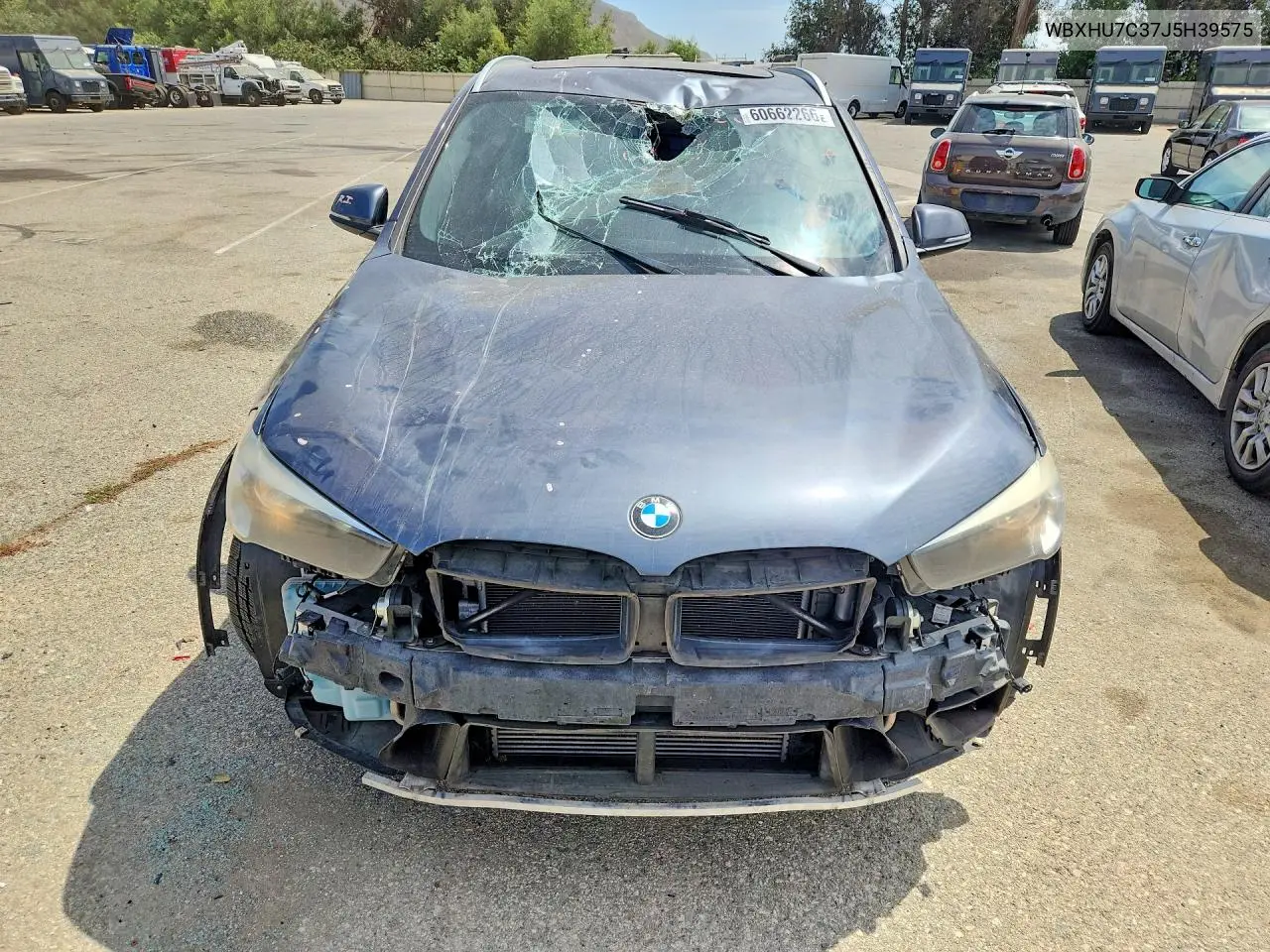 2018 BMW X1 Sdrive28I VIN: WBXHU7C37J5H39575 Lot: 60662266