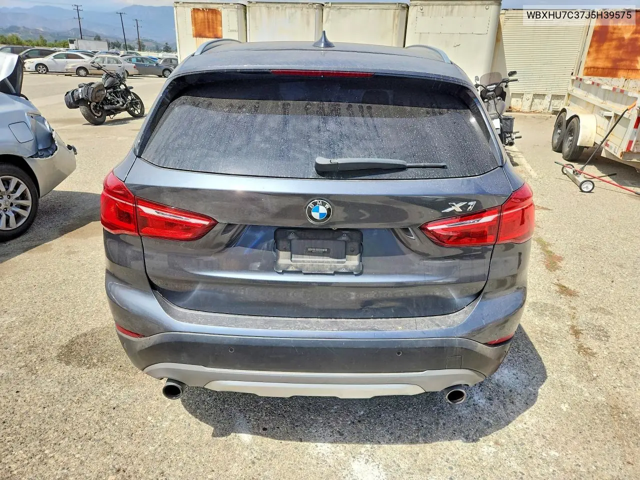 2018 BMW X1 Sdrive28I VIN: WBXHU7C37J5H39575 Lot: 60662266