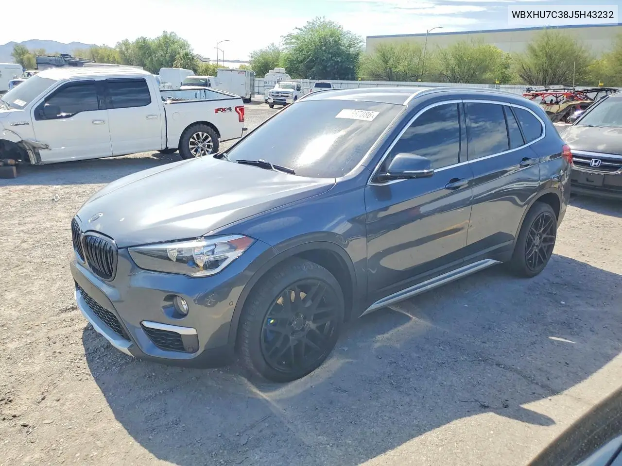 2018 BMW X1 Sdrive28I VIN: WBXHU7C38J5H43232 Lot: 60687086