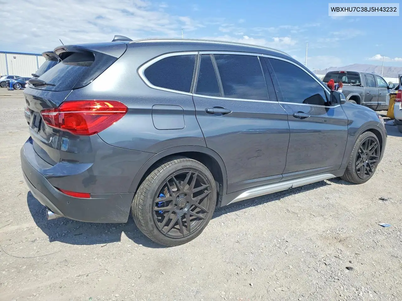 2018 BMW X1 Sdrive28I VIN: WBXHU7C38J5H43232 Lot: 60687086