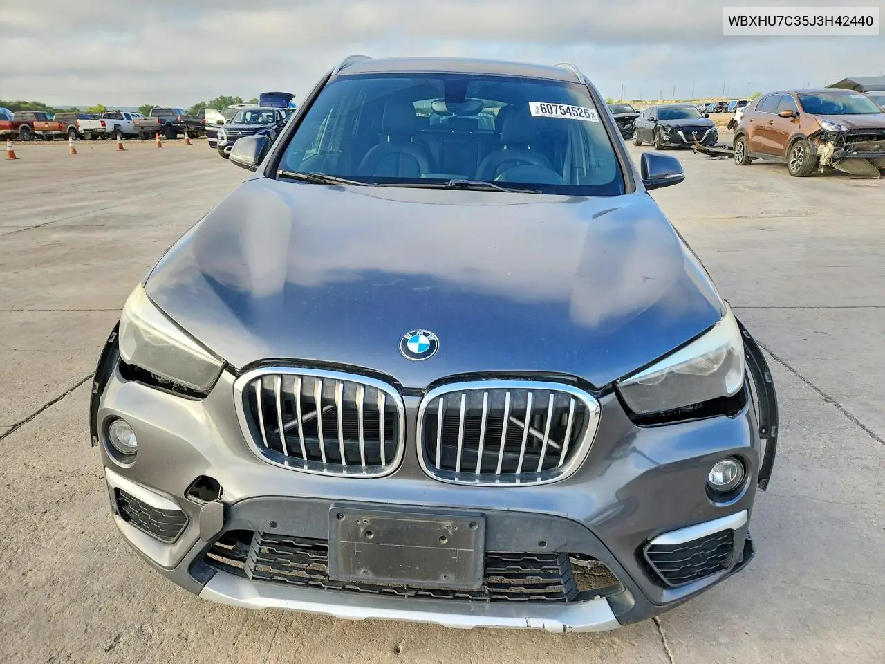 2018 BMW X1 Sdrive28I VIN: WBXHU7C35J3H42440 Lot: 60754526