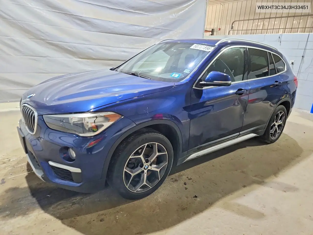 2018 BMW X1 xDrive28I VIN: WBXHT3C34J3H33451 Lot: 60761896