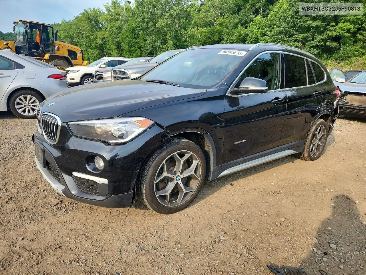 2018 BMW X1 xDrive28I VIN: WBXHT3C32J5F90813 Lot: 60805616