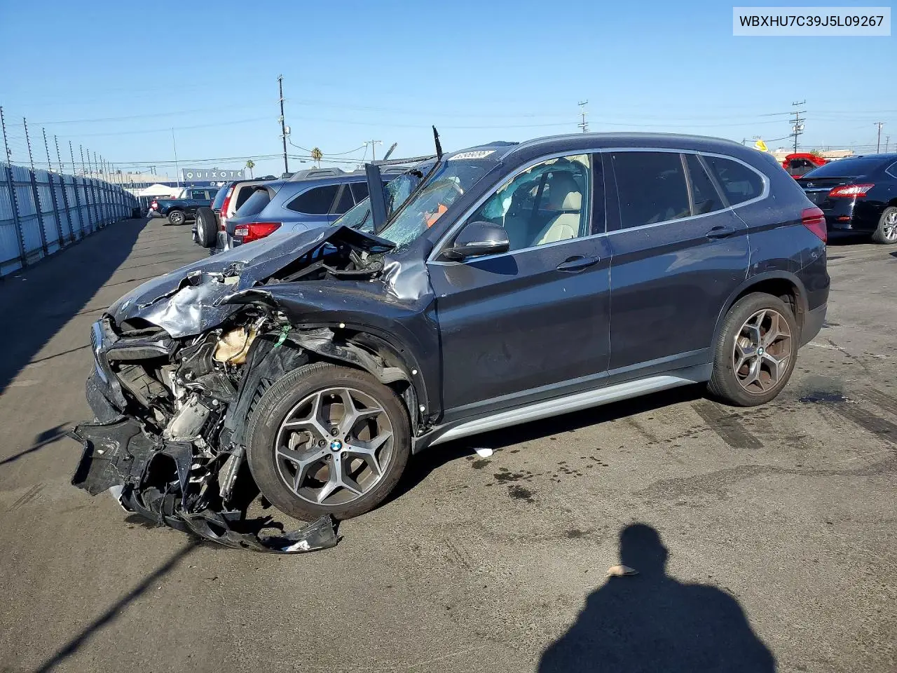 2018 BMW X1 Sdrive28I VIN: WBXHU7C39J5L09267 Lot: 60989096