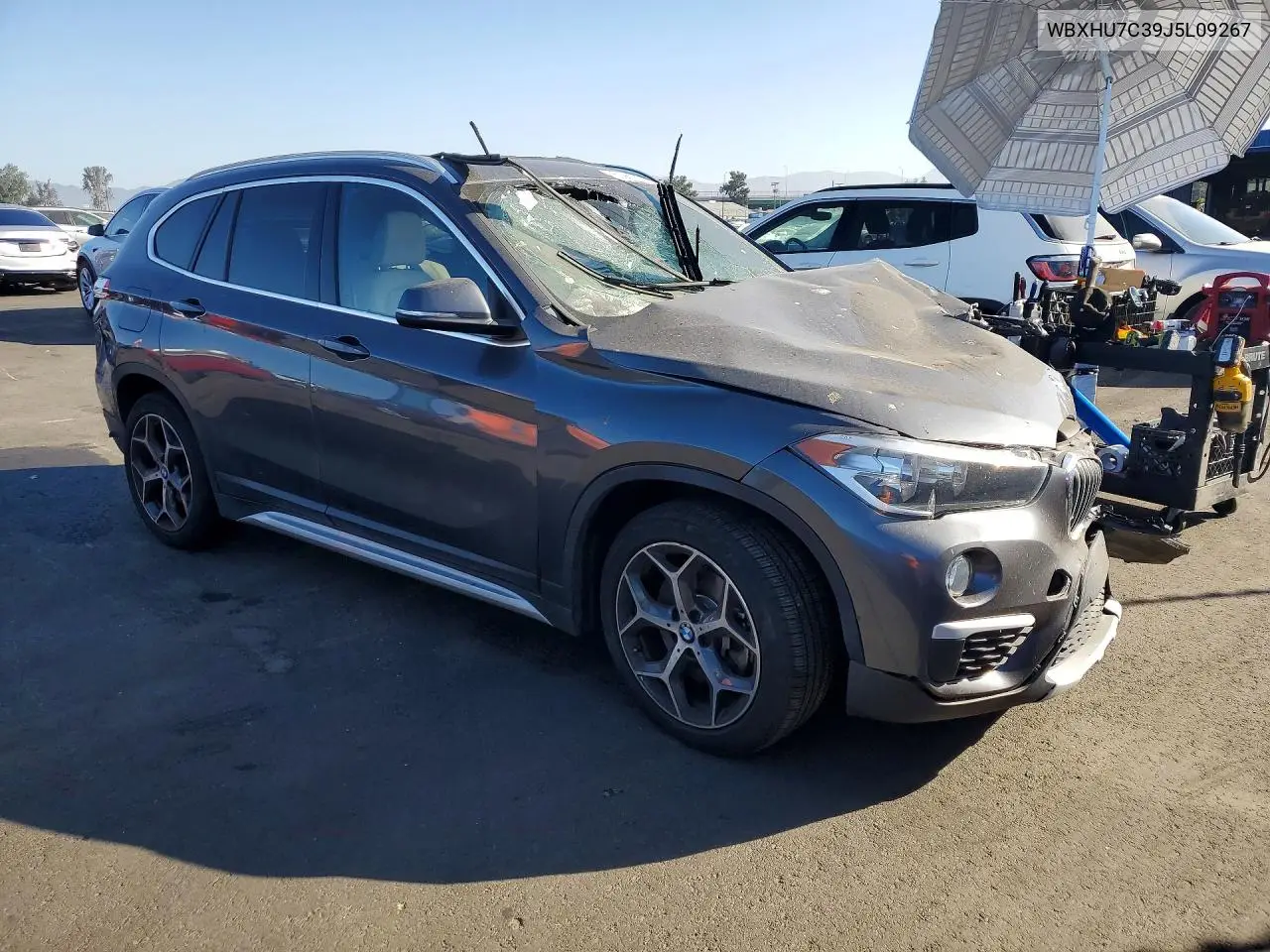 2018 BMW X1 Sdrive28I VIN: WBXHU7C39J5L09267 Lot: 60989096
