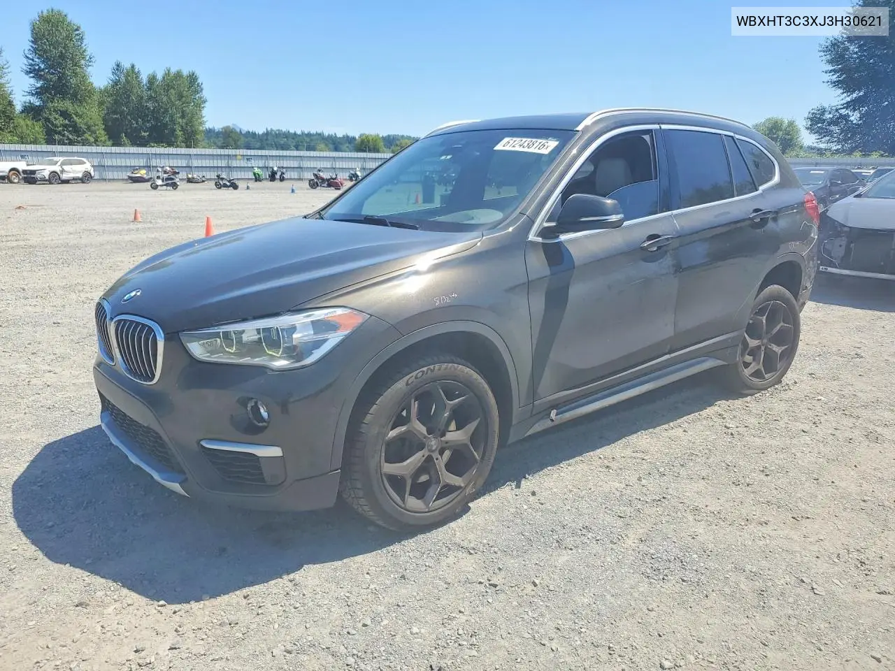 2018 BMW X1 xDrive28I VIN: WBXHT3C3XJ3H30621 Lot: 61243816