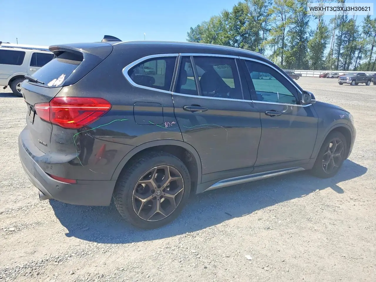 2018 BMW X1 xDrive28I VIN: WBXHT3C3XJ3H30621 Lot: 61243816
