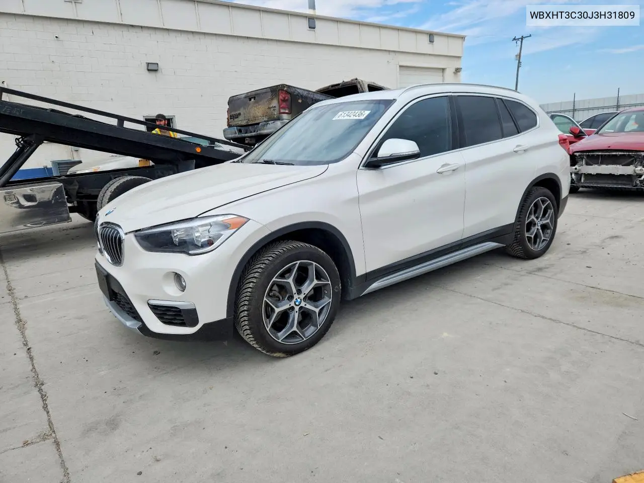 2018 BMW X1 xDrive28I VIN: WBXHT3C30J3H31809 Lot: 61342436