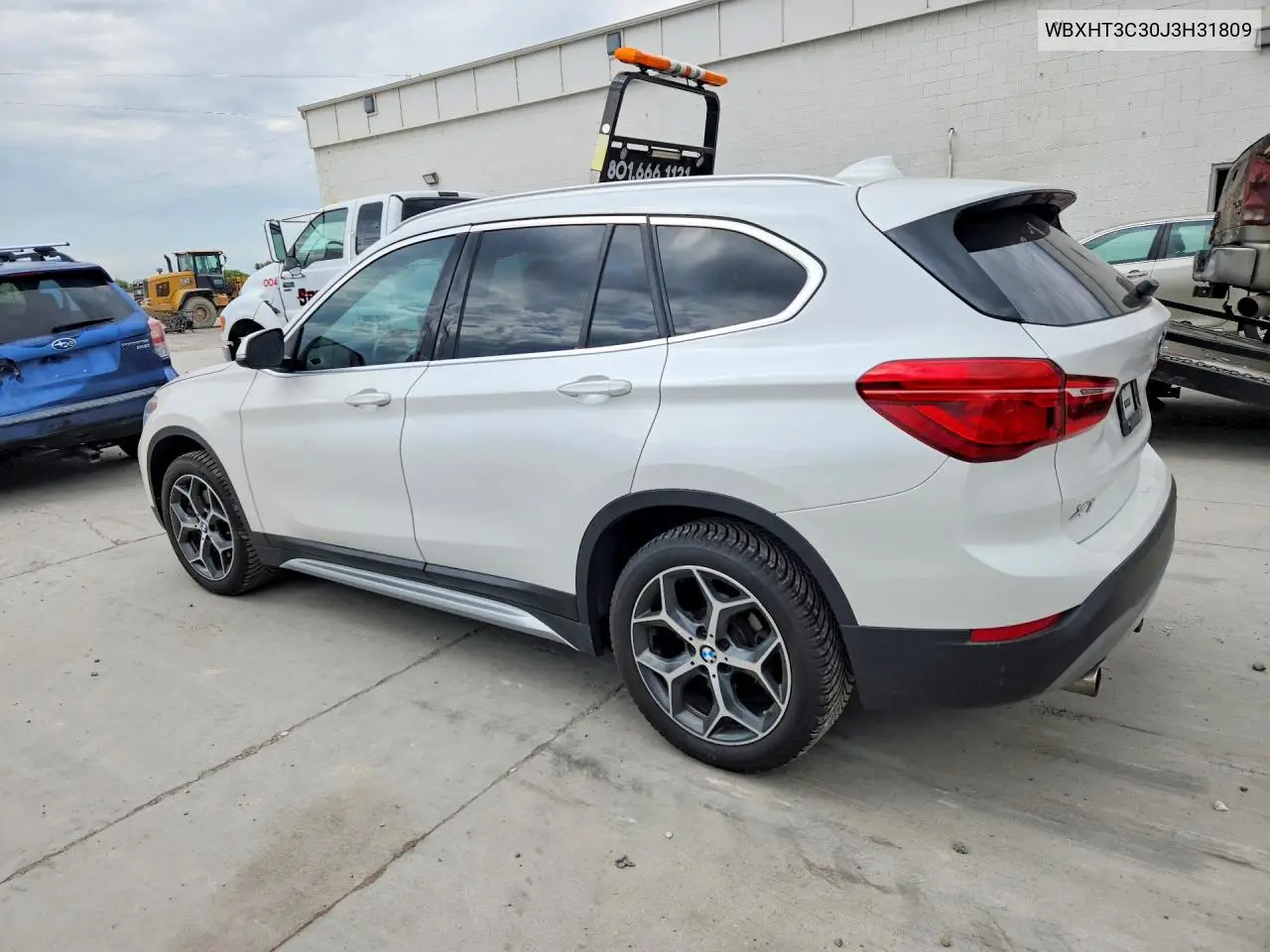 2018 BMW X1 xDrive28I VIN: WBXHT3C30J3H31809 Lot: 61342436