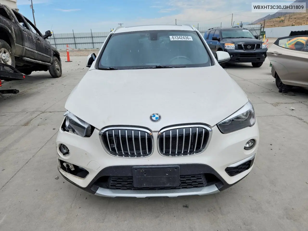 2018 BMW X1 xDrive28I VIN: WBXHT3C30J3H31809 Lot: 61342436