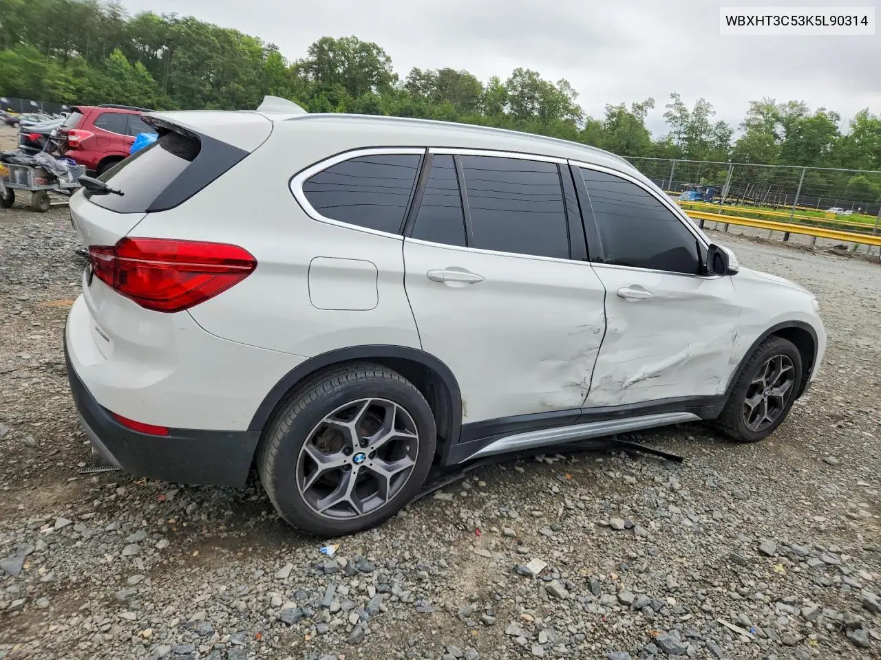 2019 BMW X1 xDrive28I VIN: WBXHT3C53K5L90314 Lot: 59598116