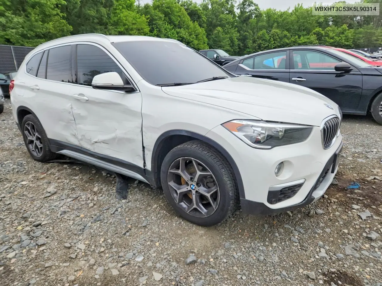 2019 BMW X1 xDrive28I VIN: WBXHT3C53K5L90314 Lot: 59598116