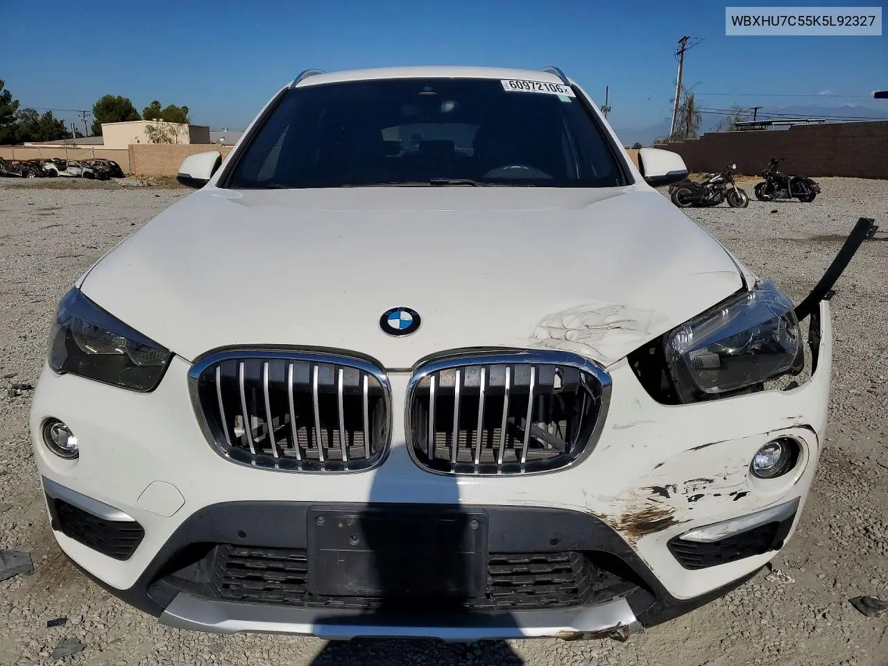 2019 BMW X1 Sdrive28I VIN: WBXHU7C55K5L92327 Lot: 60972106