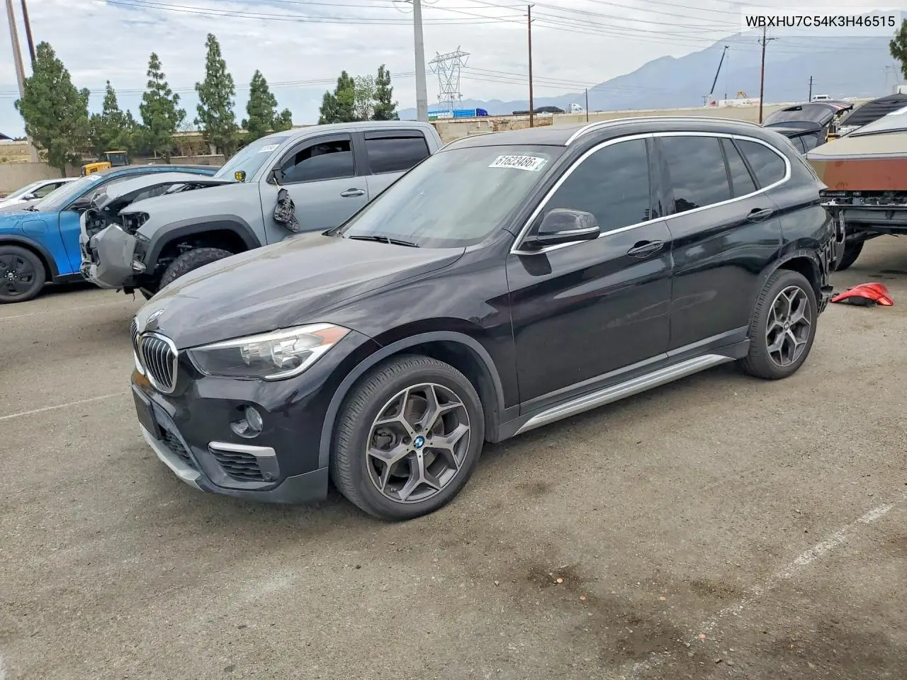 2019 BMW X1 Sdrive28I VIN: WBXHU7C54K3H46515 Lot: 61623486