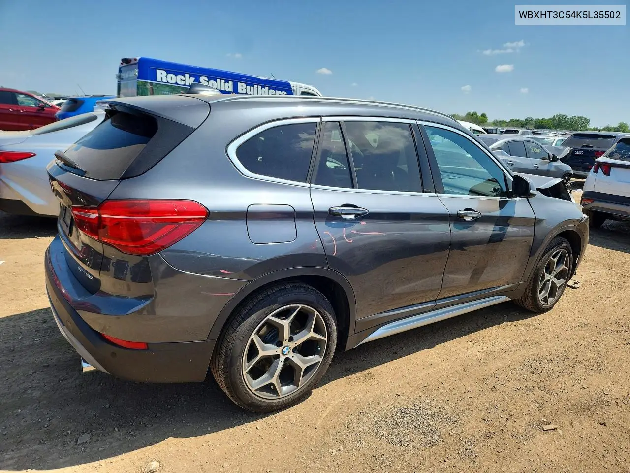 2019 BMW X1 xDrive28I VIN: WBXHT3C54K5L35502 Lot: 85458635