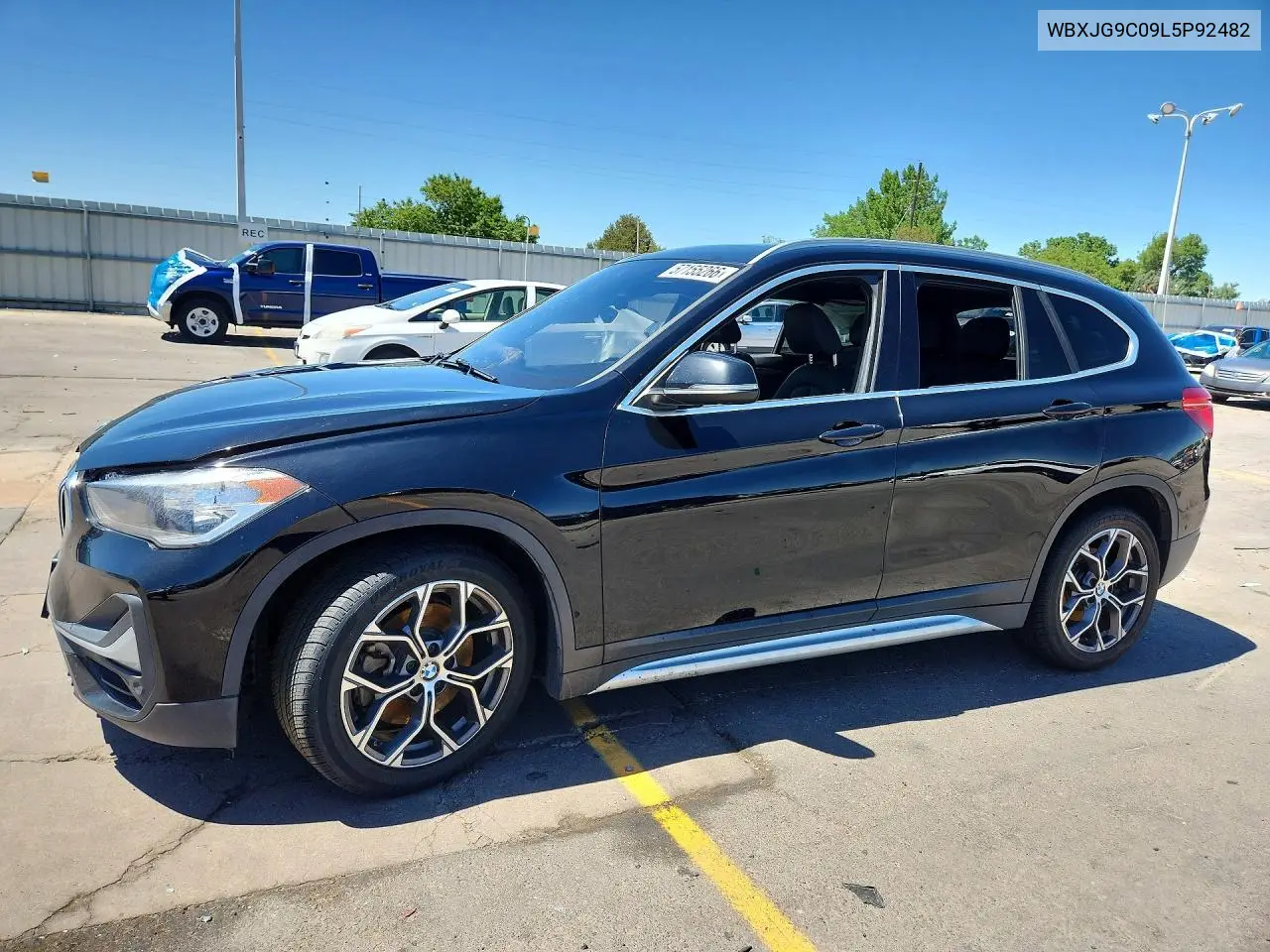 2020 BMW X1 xDrive28I VIN: WBXJG9C09L5P92482 Lot: 57155266