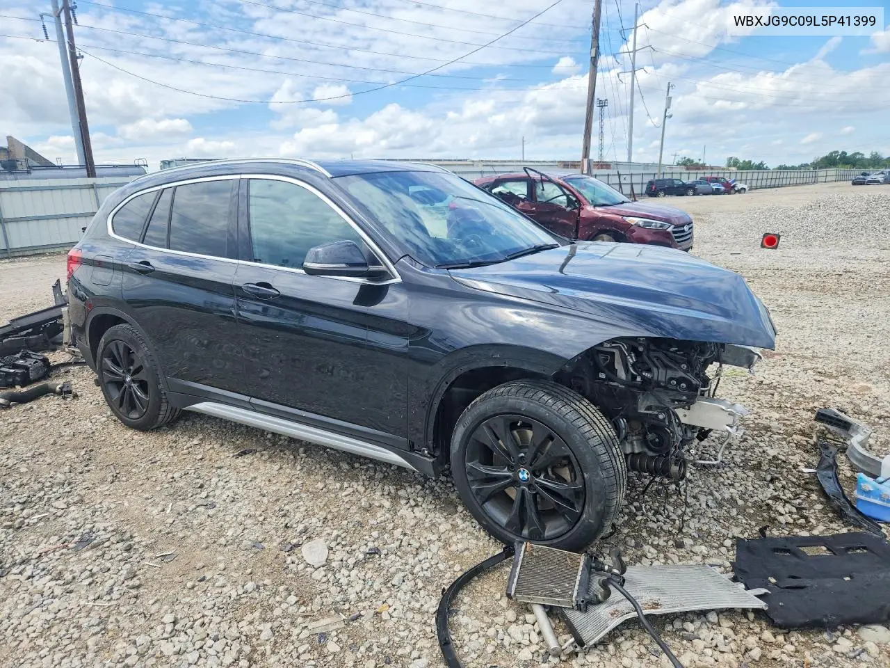 2020 BMW X1 xDrive28I VIN: WBXJG9C09L5P41399 Lot: 57662636