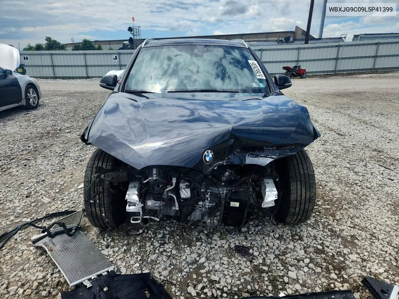 2020 BMW X1 xDrive28I VIN: WBXJG9C09L5P41399 Lot: 57662636