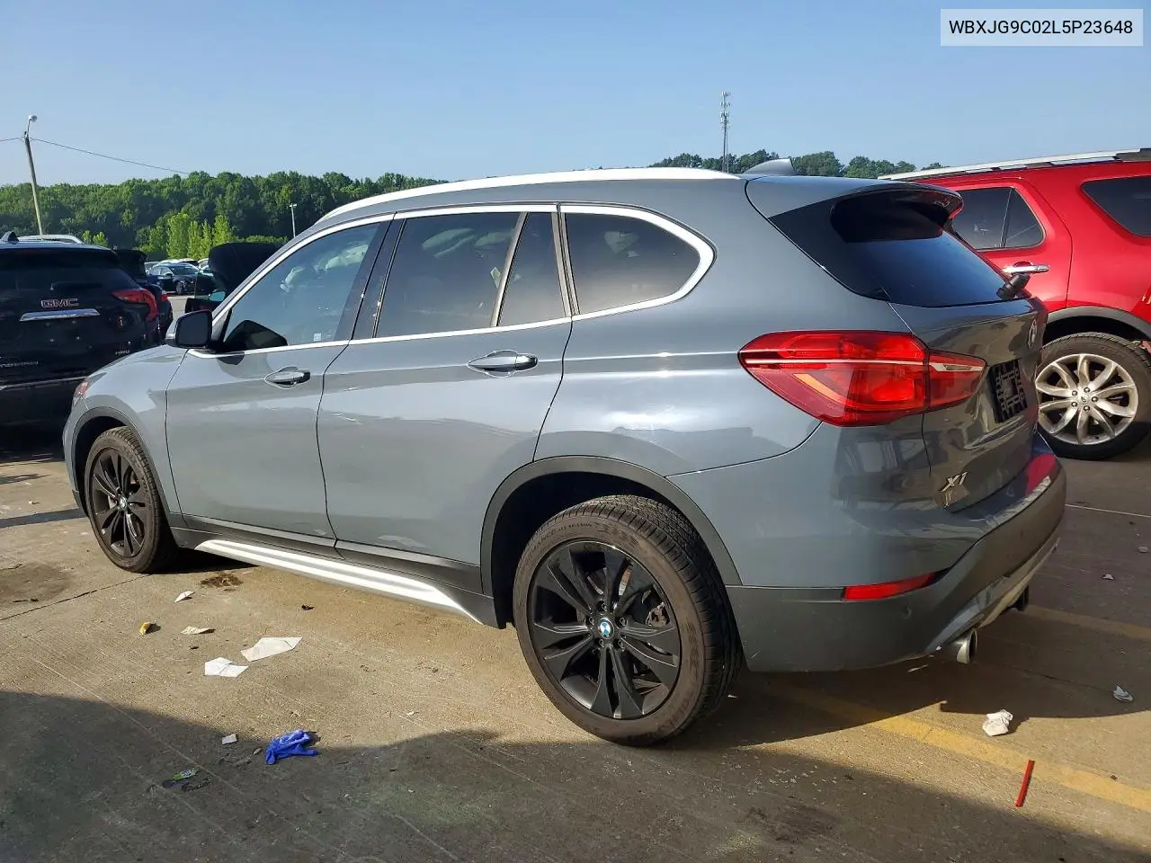 2020 BMW X1 xDrive28I VIN: WBXJG9C02L5P23648 Lot: 59551126