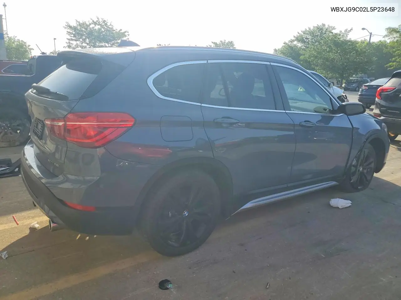 2020 BMW X1 xDrive28I VIN: WBXJG9C02L5P23648 Lot: 59551126