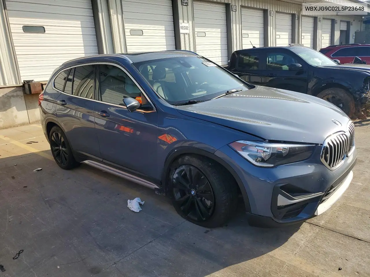 2020 BMW X1 xDrive28I VIN: WBXJG9C02L5P23648 Lot: 59551126