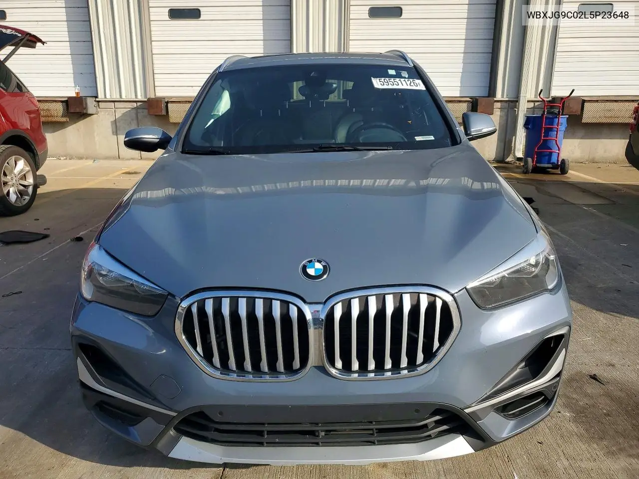 2020 BMW X1 xDrive28I VIN: WBXJG9C02L5P23648 Lot: 59551126