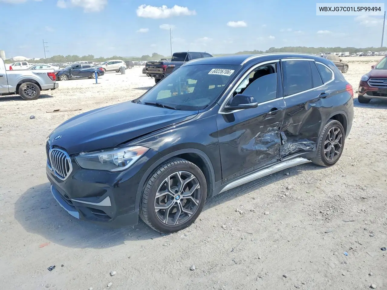 2020 BMW X1 Sdrive28I VIN: WBXJG7C01L5P99494 Lot: 60226706