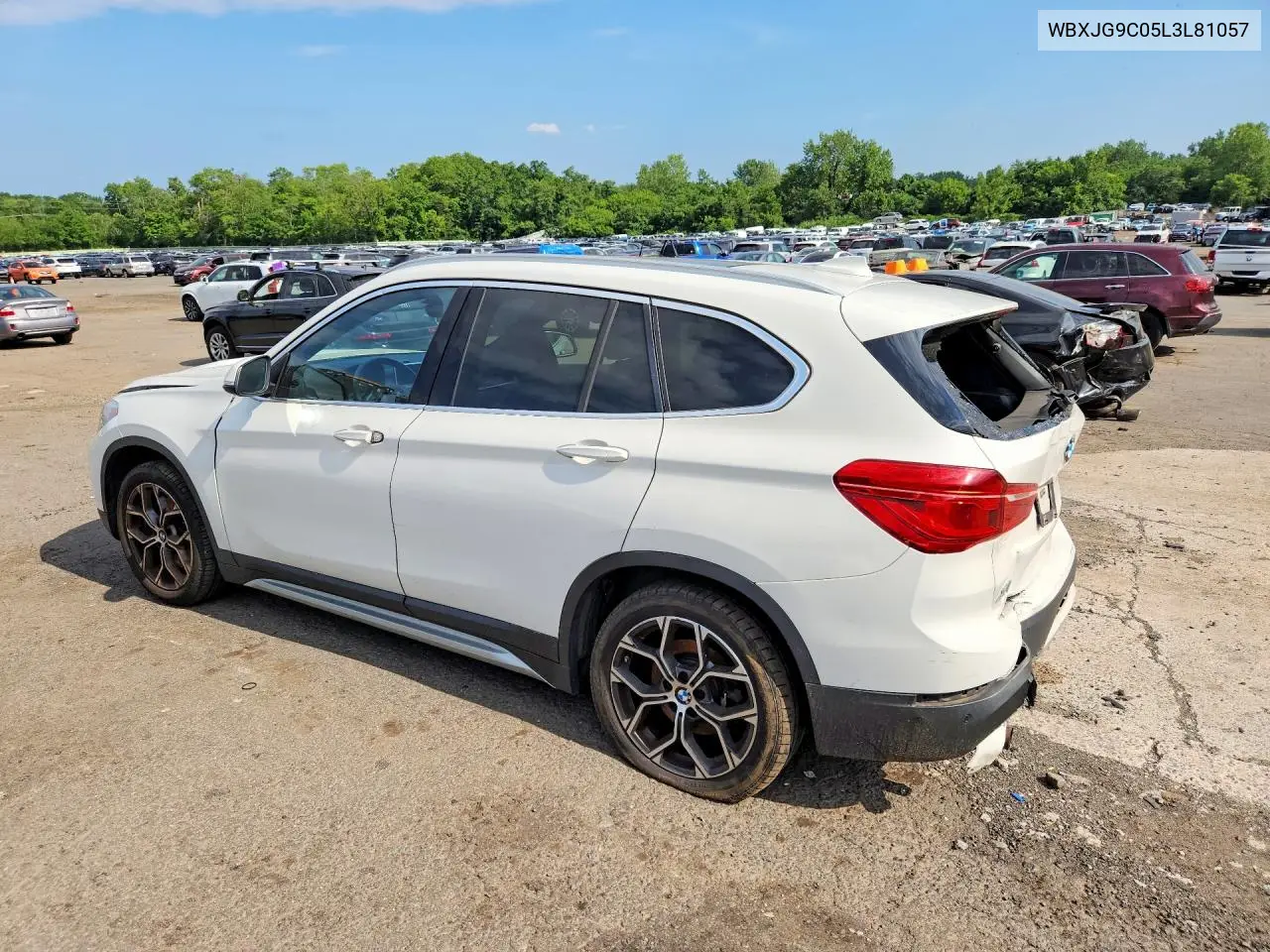2020 BMW X1 xDrive28I VIN: WBXJG9C05L3L81057 Lot: 60374266