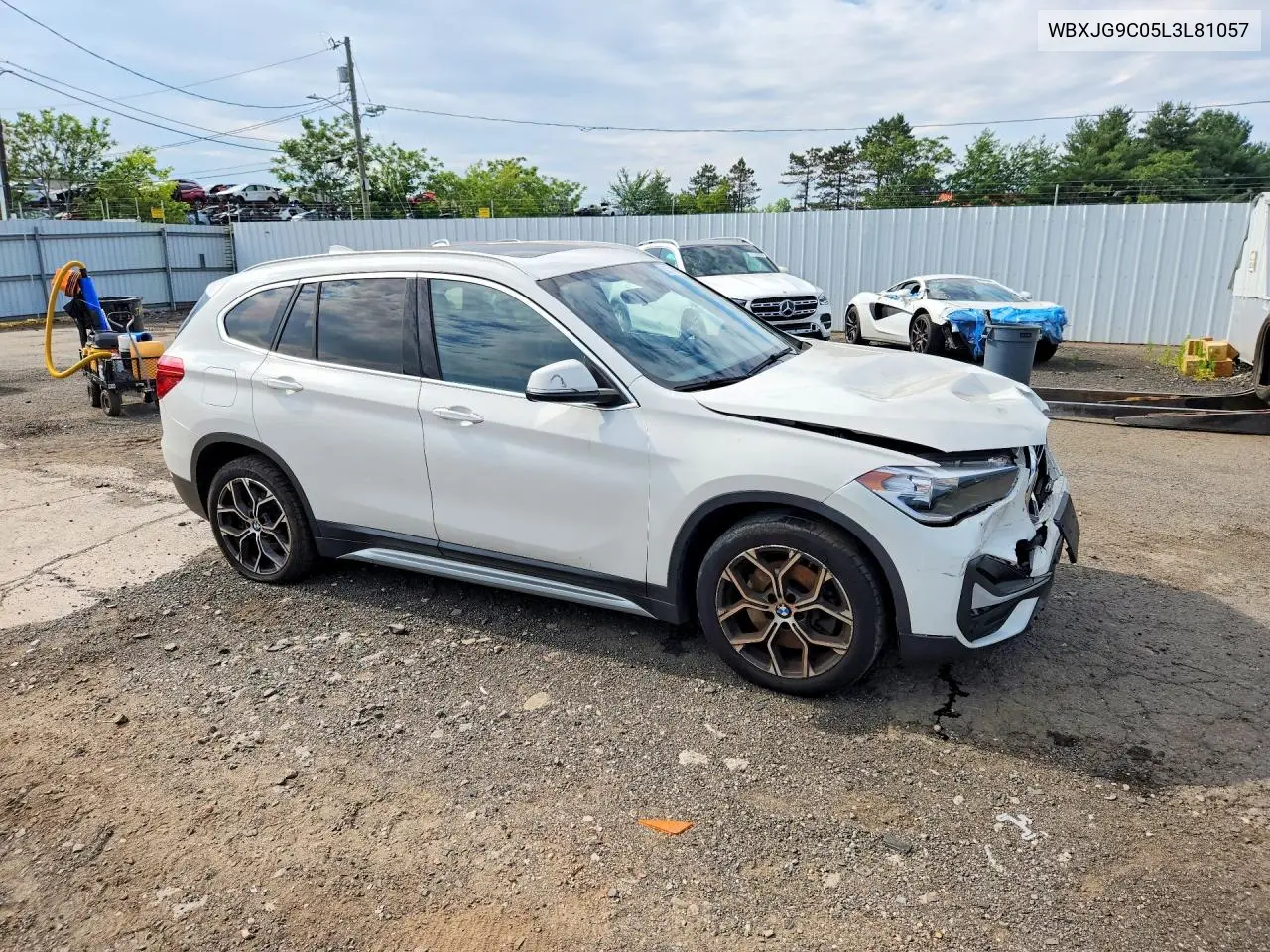 2020 BMW X1 xDrive28I VIN: WBXJG9C05L3L81057 Lot: 60374266