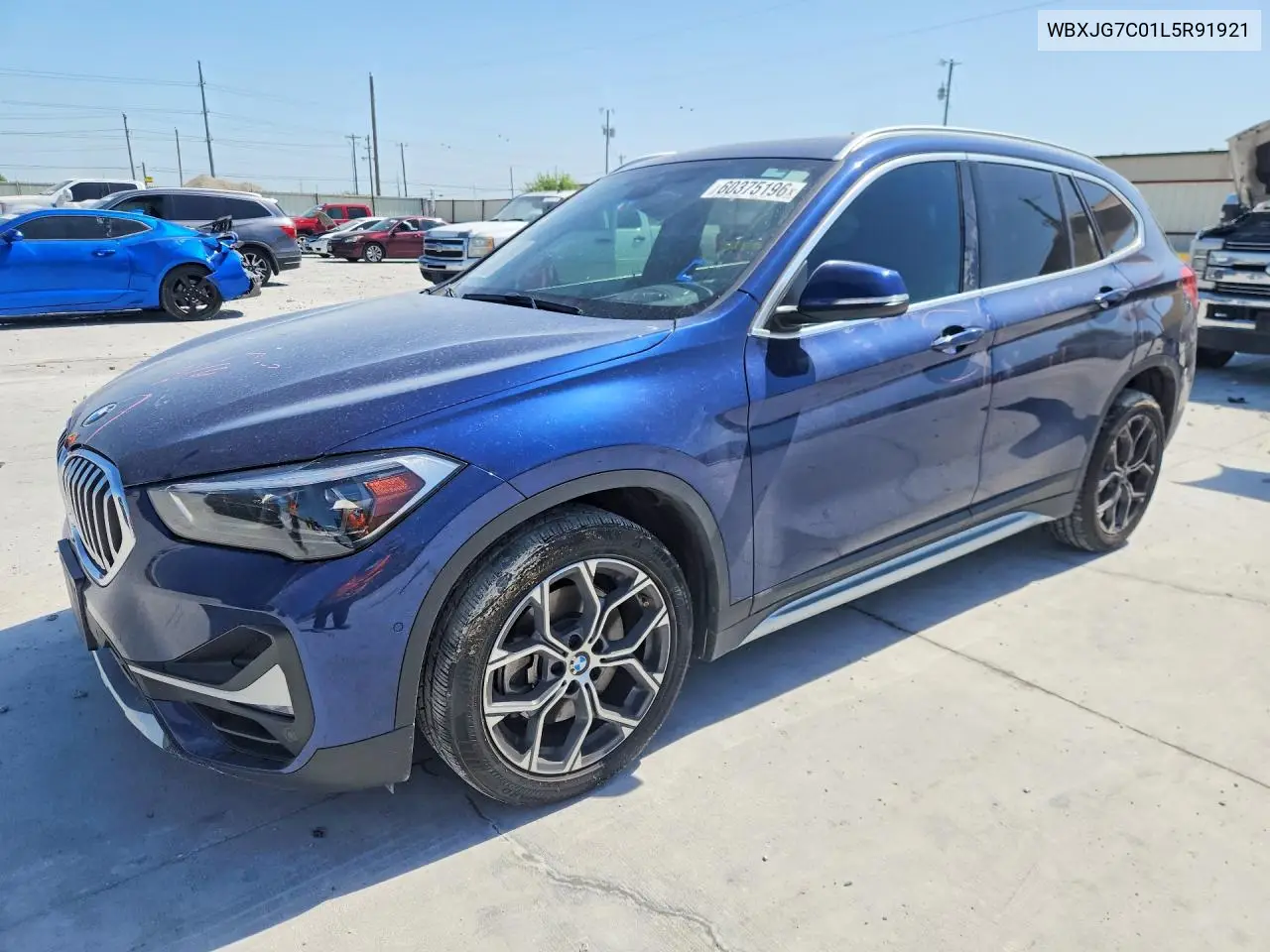 2020 BMW X1 Sdrive28I VIN: WBXJG7C01L5R91921 Lot: 60375196
