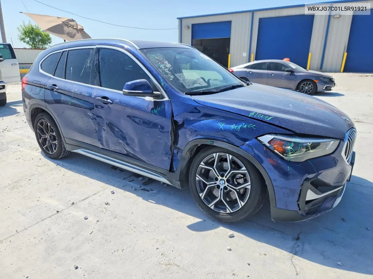 2020 BMW X1 Sdrive28I VIN: WBXJG7C01L5R91921 Lot: 60375196