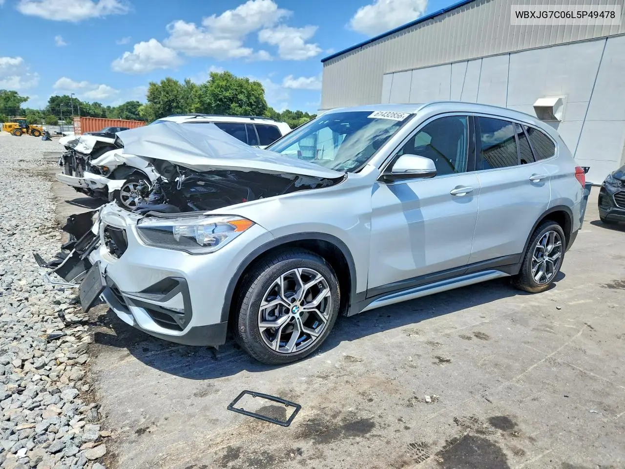 2020 BMW X1 Sdrive28I VIN: WBXJG7C06L5P49478 Lot: 61432856