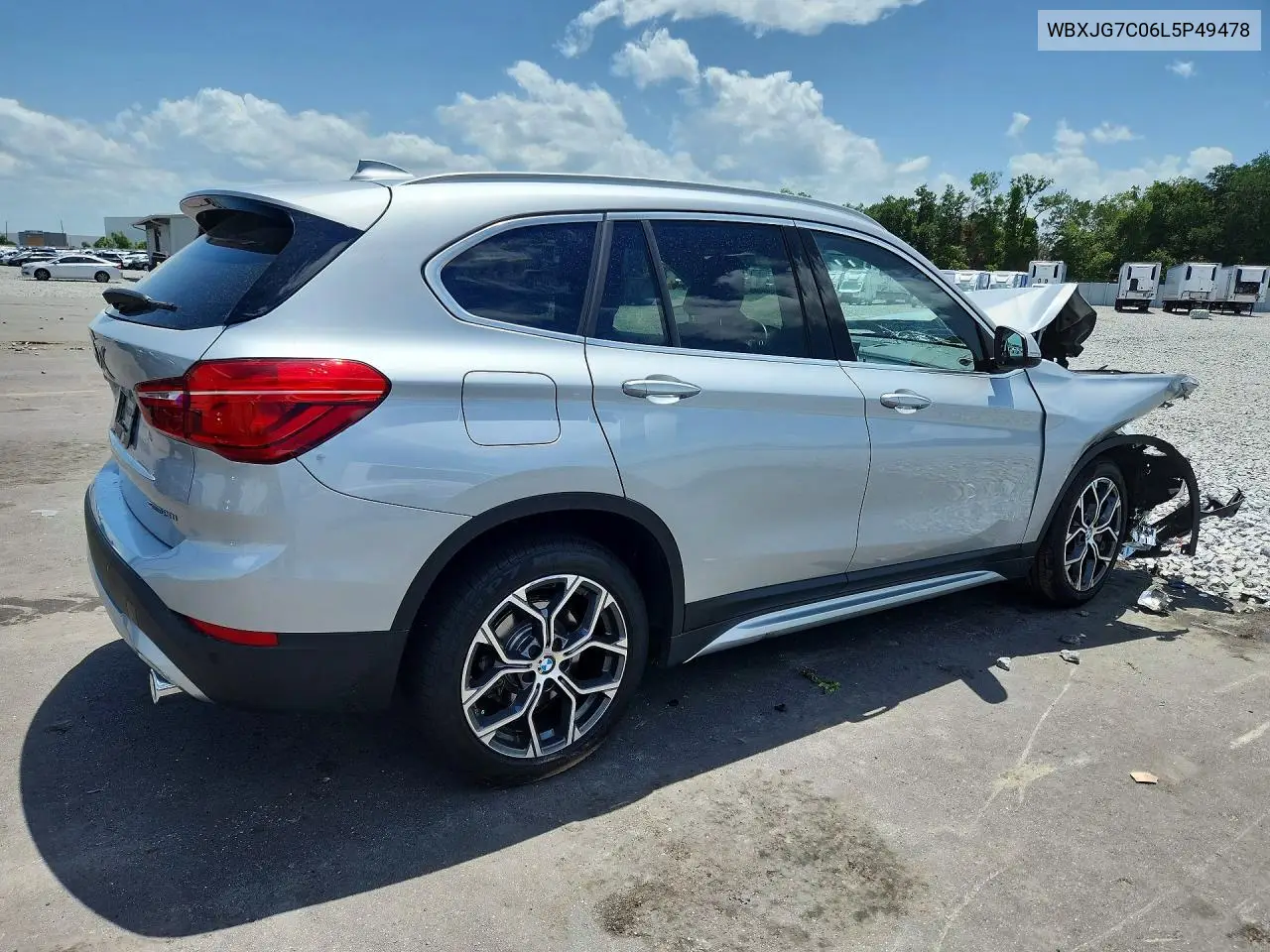 2020 BMW X1 Sdrive28I VIN: WBXJG7C06L5P49478 Lot: 61432856