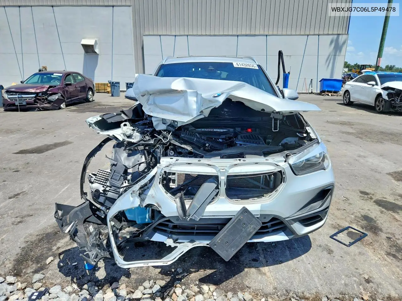 2020 BMW X1 Sdrive28I VIN: WBXJG7C06L5P49478 Lot: 61432856