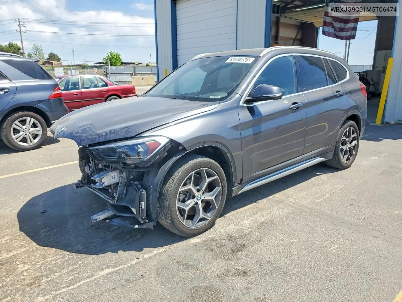 2021 BMW X1 xDrive28I VIN: WBXJG9C01M5T06474 Lot: 52360226
