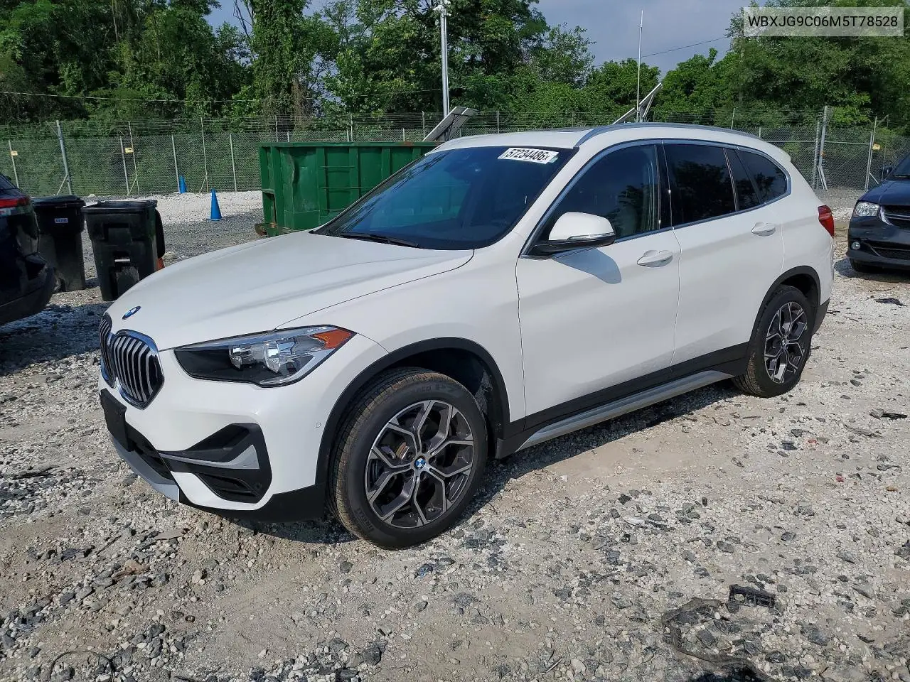 2021 BMW X1 xDrive28I VIN: WBXJG9C06M5T78528 Lot: 57234486