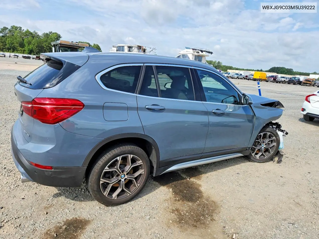 2021 BMW X1 xDrive28I VIN: WBXJG9C03M5U39222 Lot: 57676026
