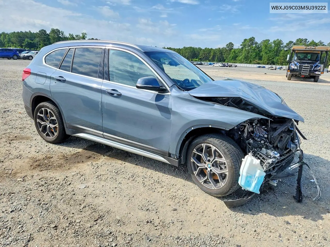 2021 BMW X1 xDrive28I VIN: WBXJG9C03M5U39222 Lot: 57676026