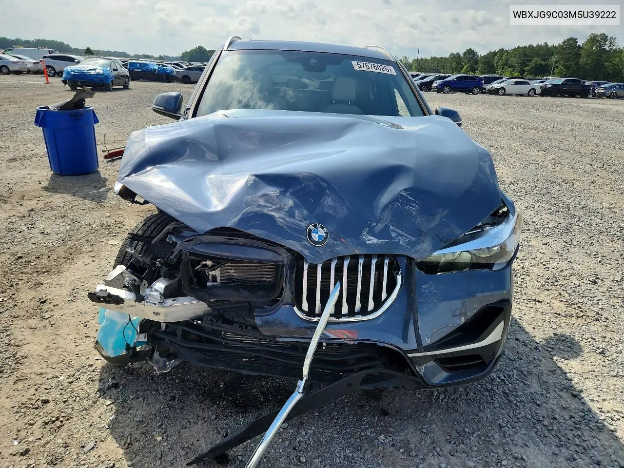 2021 BMW X1 xDrive28I VIN: WBXJG9C03M5U39222 Lot: 57676026