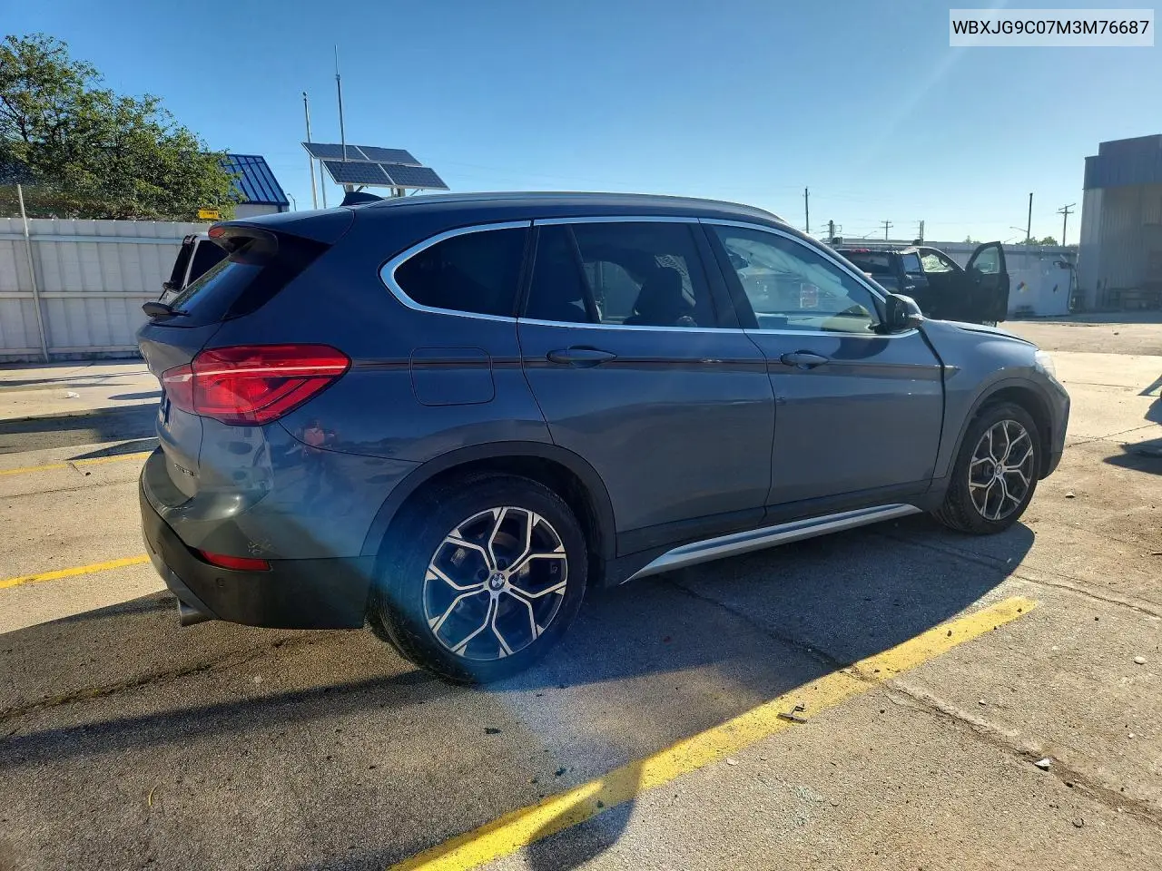 2021 BMW X1 xDrive28I VIN: WBXJG9C07M3M76687 Lot: 57719926