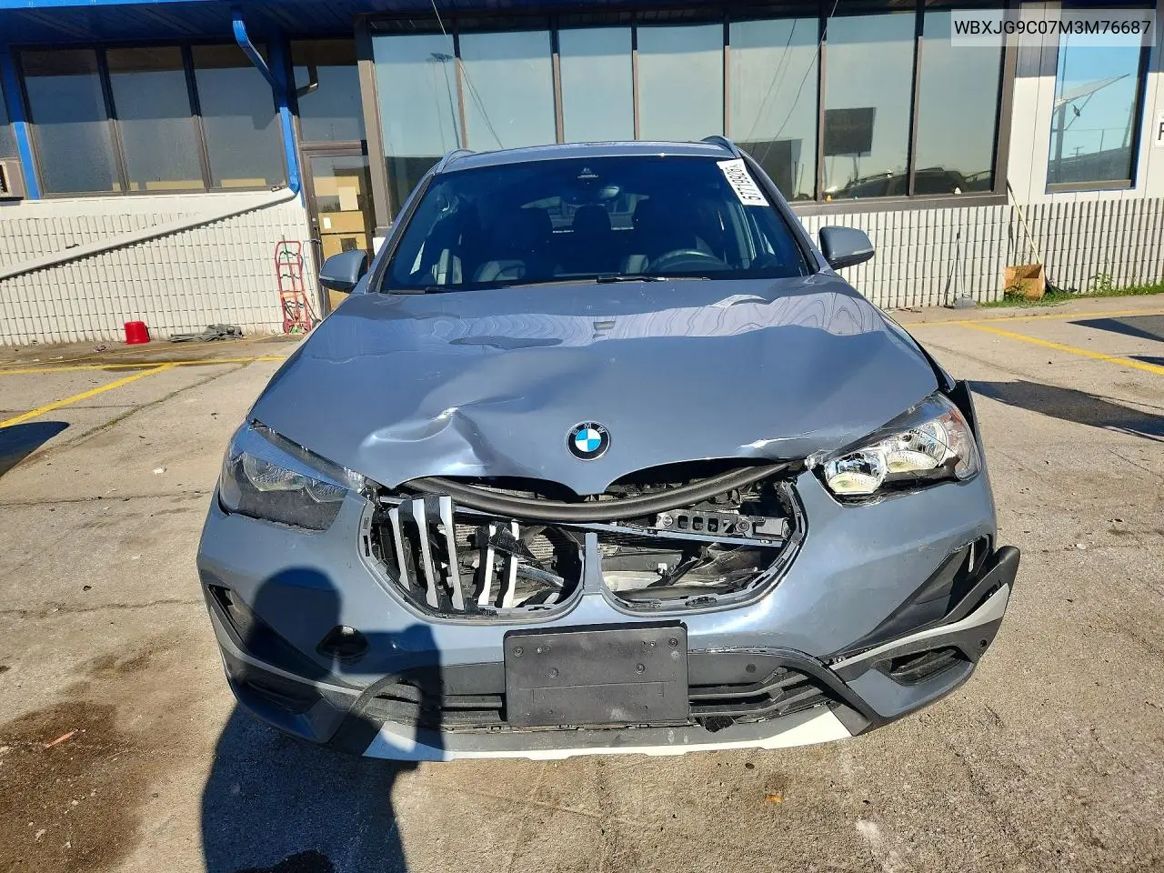 2021 BMW X1 xDrive28I VIN: WBXJG9C07M3M76687 Lot: 57719926