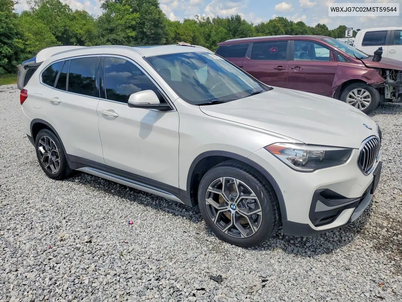 2021 BMW X1 Sdrive28I VIN: WBXJG7C02M5T59544 Lot: 59275956