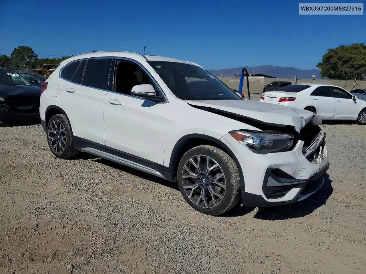 2021 BMW X1 Sdrive28I VIN: WBXJG7C00M5S27916 Lot: 59821586