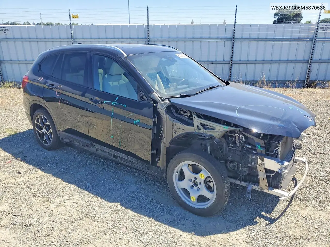 2021 BMW X1 xDrive28I VIN: WBXJG9C06M5S70538 Lot: 60083826