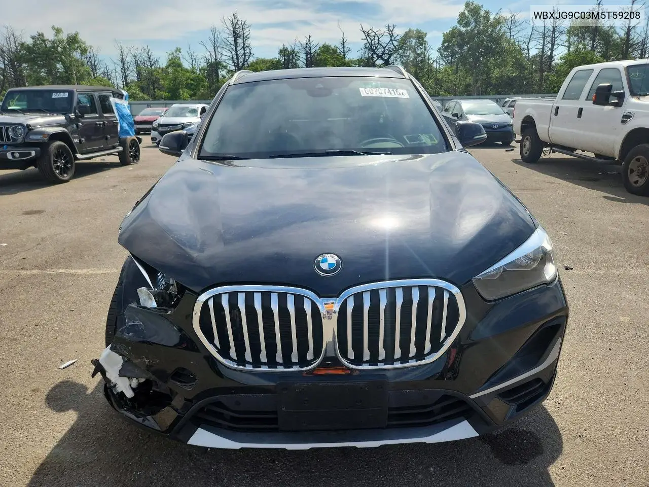 2021 BMW X1 xDrive28I VIN: WBXJG9C03M5T59208 Lot: 60707416